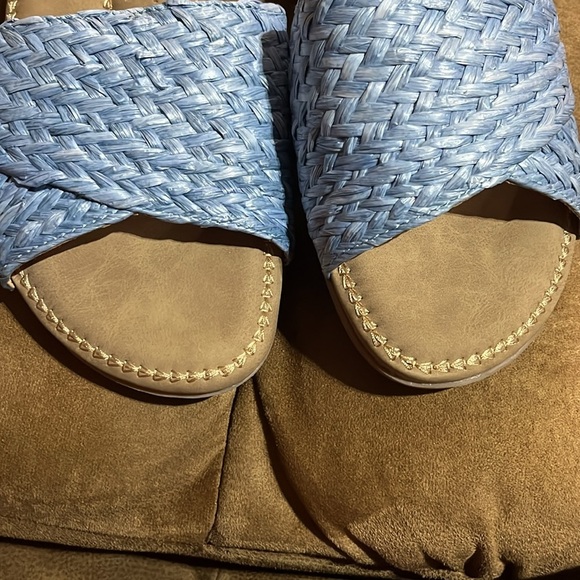 Cliffs by White Mountain Favorite Slide Sandal $49 - US Size 8 - Blue - - Picture 5 of 5